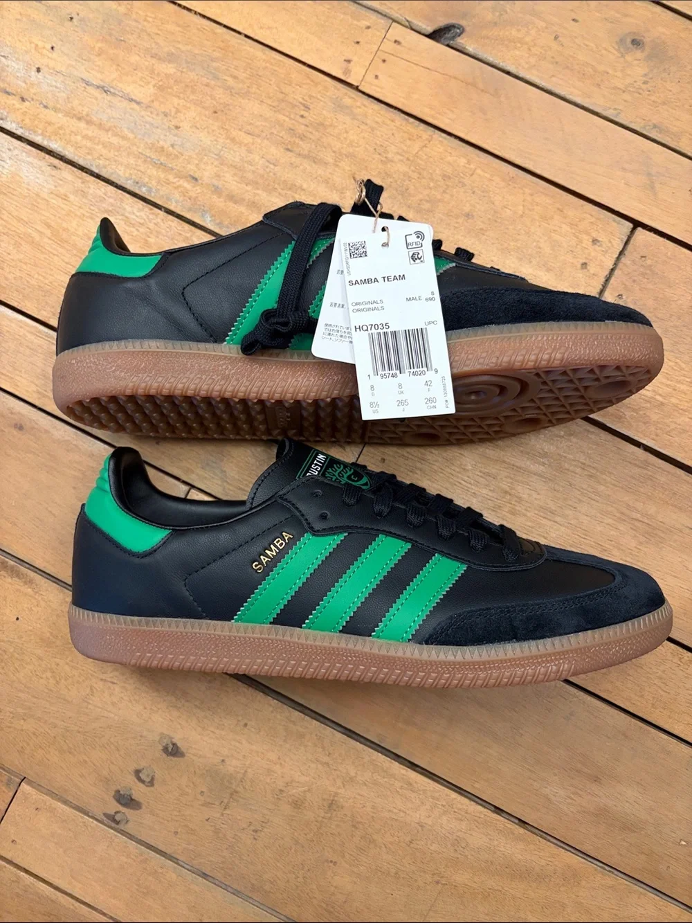 Adidas Samba OG Austin FC Sneakers Black Green Men’s 8 1/2